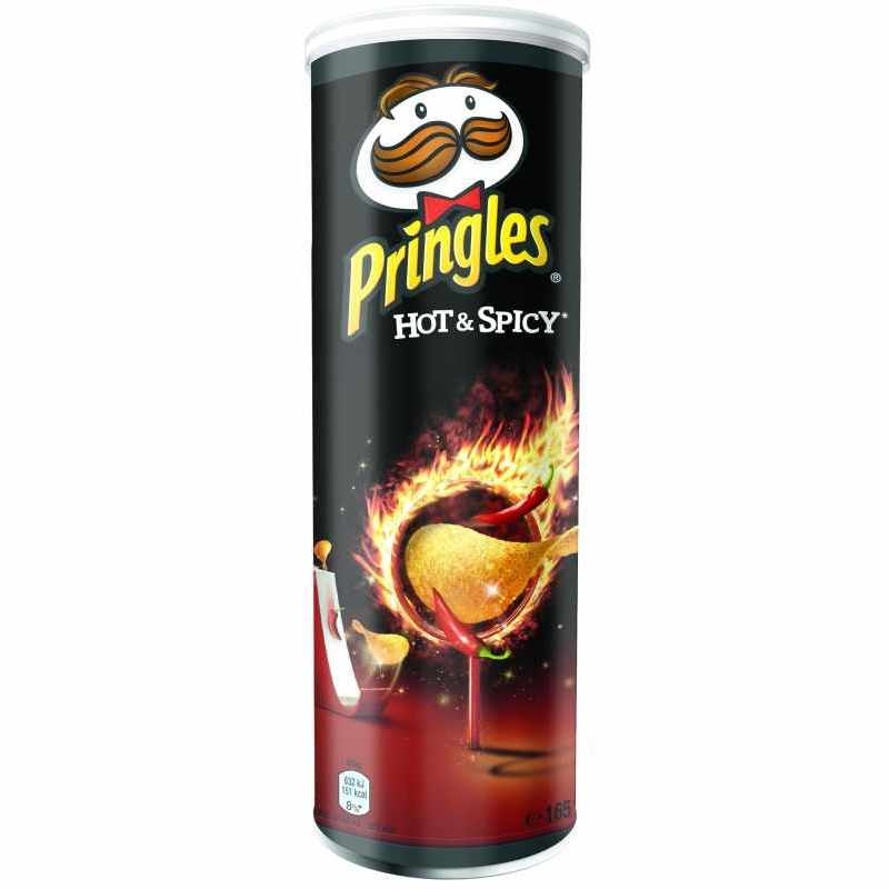 PRINGLES LARGE HOT & SPICY 165G – Gormina