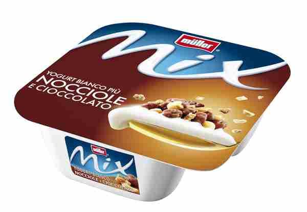 MULLER MIX NOCCIOLE & CIOCCOLATO 150G – Gormina